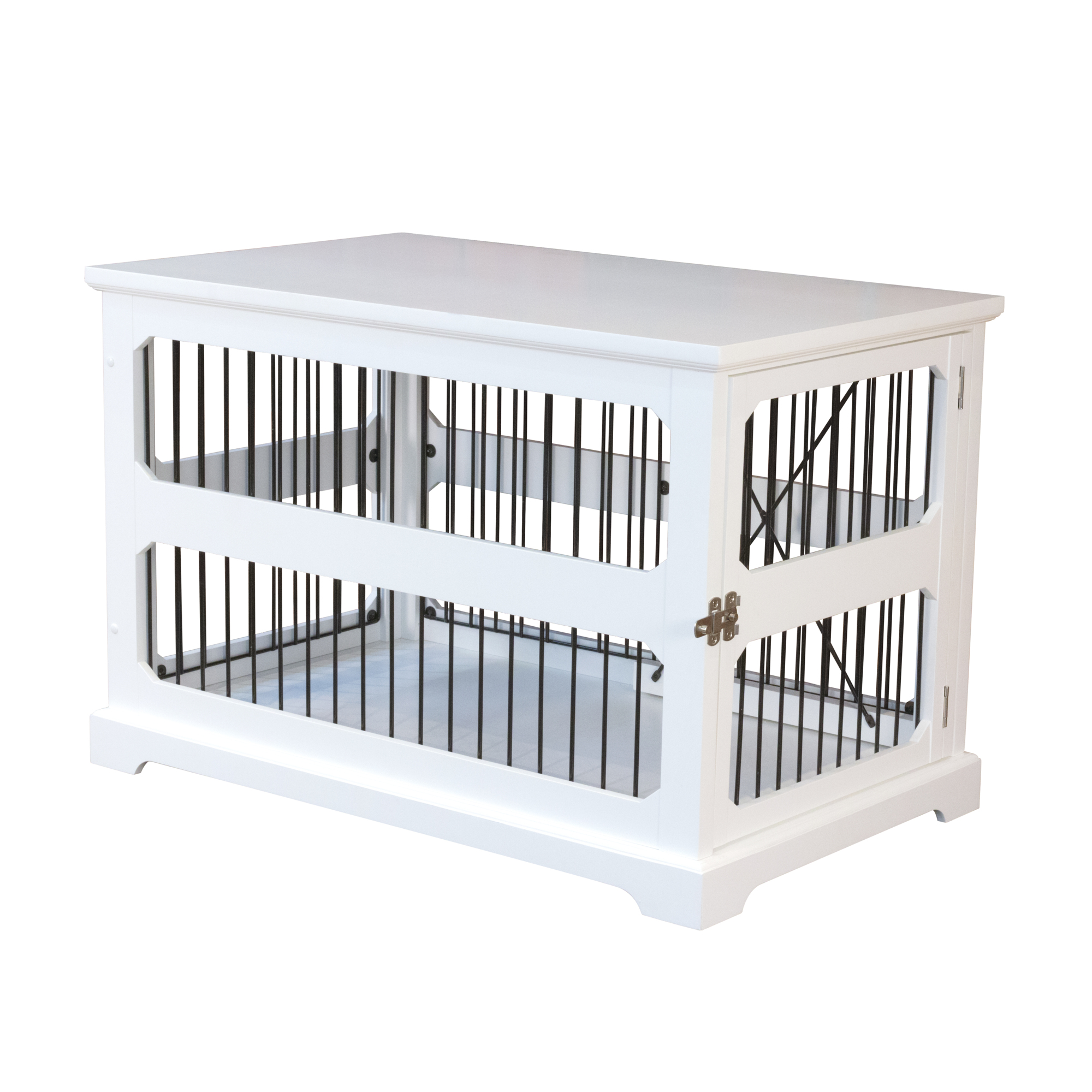 Merry Products, Slide Aside Crate And End Table, White, Medium, Model# PTH0641720110
